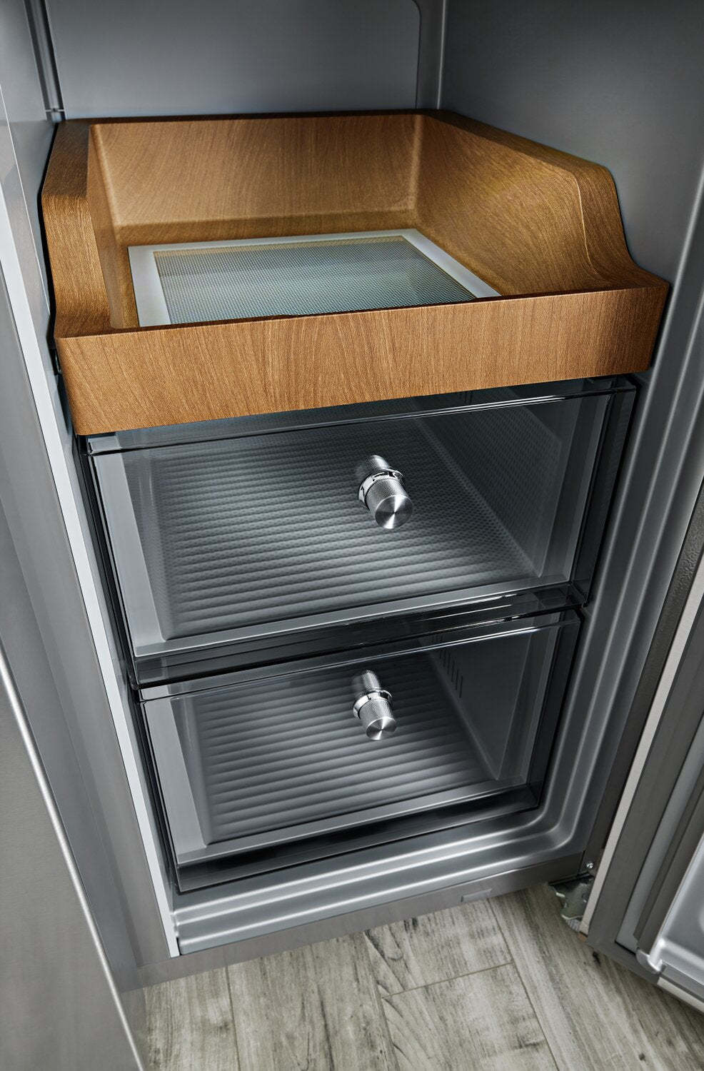 Réfrigérateur KitchenAid de 36 po et de 19,4 pi³ à portes françaises - acier inoxydable - KRQC506MPS | KitchenAid 36 19,4 Cu. Fort. Réfrigérateur à portes françaises - Acier inoxydable - KRQC506MPS