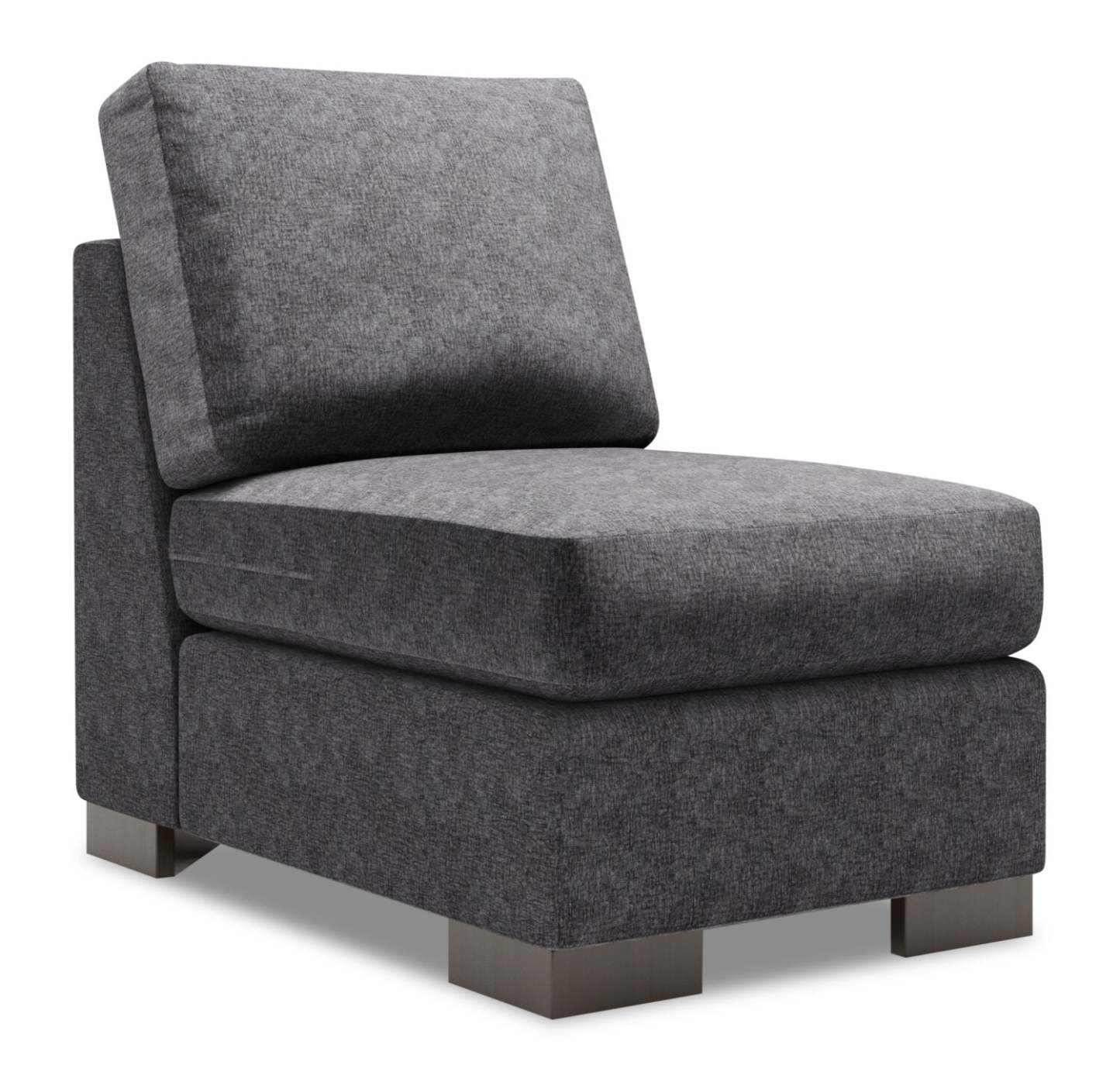 Fauteuil sans accoudoirs Track de la collection Sofa Lab - Luxury Charcoal | TR452993