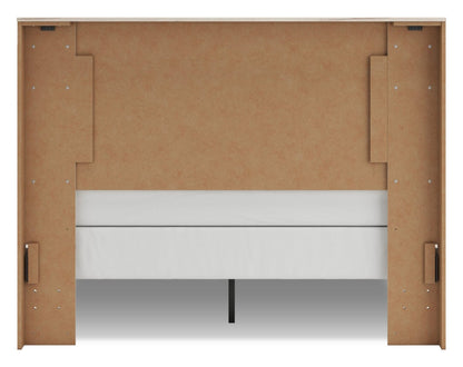 Tête de lit à panneau Derekson, blanc rustique - Queen Size | Tête de lit à panneaux Derekson, blanc rustique - format grand lit