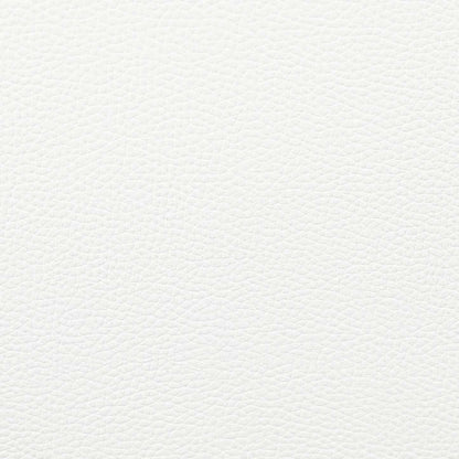 Lit plateforme rembourré Nova en tissu de cuir végétalien blanc - format très grand lit