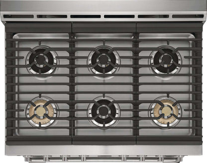 Cuisinière à gaz Frigidaire Professional de 4,4 pi³ à convection véritable avec surface de cuisson à six brûleurs - Smudge-P…