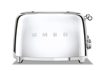 Smeg Grille-pain à fentes longues pour 4 tranches - TSF03SSUS