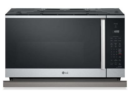 LG 2,1 Cu. Fort. Micro-ondes intelligent à cuisinière avec EasyClean® - MVEL2125X | Quatre à micro-ondes à hotte intégrée intelligente LG de 2,1 pi3 avec EasyCleanMD - MVEL2125X