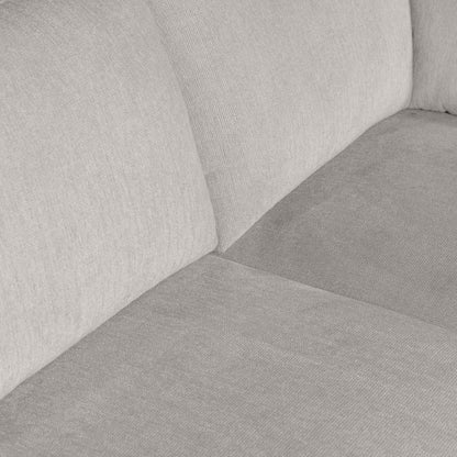Sofa sectionnel Envy 3 pièces en tissu de chenille - gris brouillard