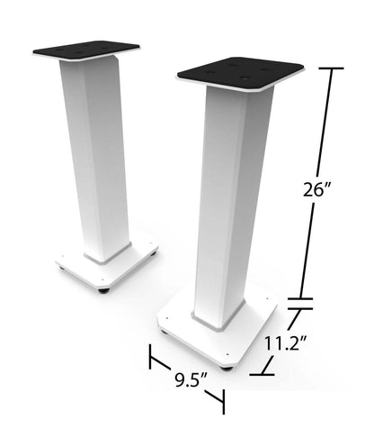Kanto Living 26 SX Supports de sol pour enceintes rechargeables - SX26W | Socles de plancher creux pour haut-parleur Kanto Living SX de 26 po - SX26W | SX26WHSS