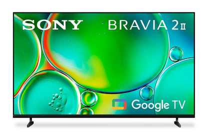 SONY 55 Bravia 2 LCD 4K UHD Smart Google TV (K55S20M2) - Modèle 2025 | Téléviseur intelligent ACL SONY Bravia 2 UHD 4K de 55 po avec Google TVMC (K55S20M2) - modèle 2025