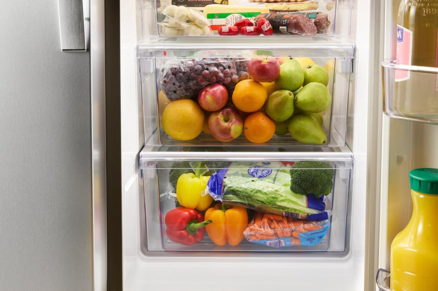 Réfrigérateur Whirlpool de 36 po et de 21 pi³ à compartiments juxtaposés - noir - WRSC5536RB | Whirlpool 36 21 Cu. Ft. Side-by-Side Refrigerator - Black - WRSC5536RB