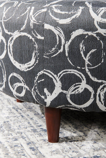 Pouf The Curve 31 en tissu, fabriqué au Canada par Sofa Lab (CURV1163) | Personnalisable