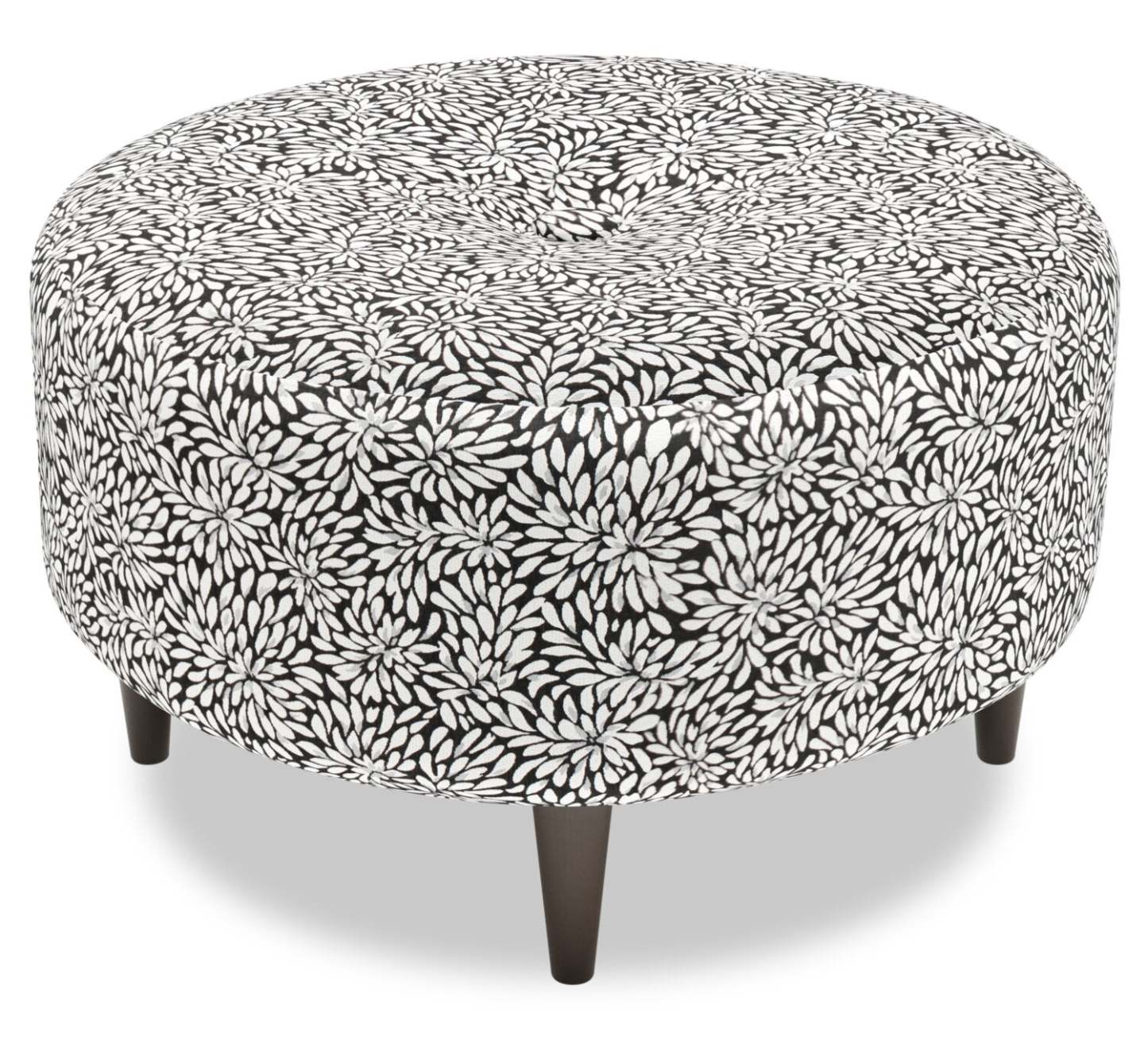 Pouf The Curve 31 en tissu, fabriqué au Canada par Sofa Lab (CURV1146) | Personnalisable