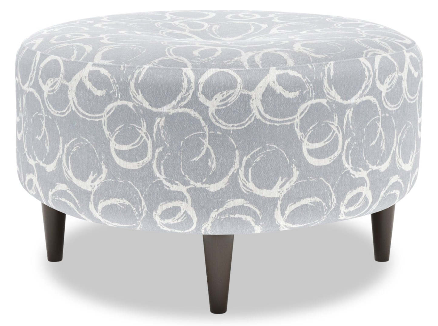 Pouf The Curve 31 en tissu, fabriqué au Canada par Sofa Lab (CURV1162) | Personnalisable
