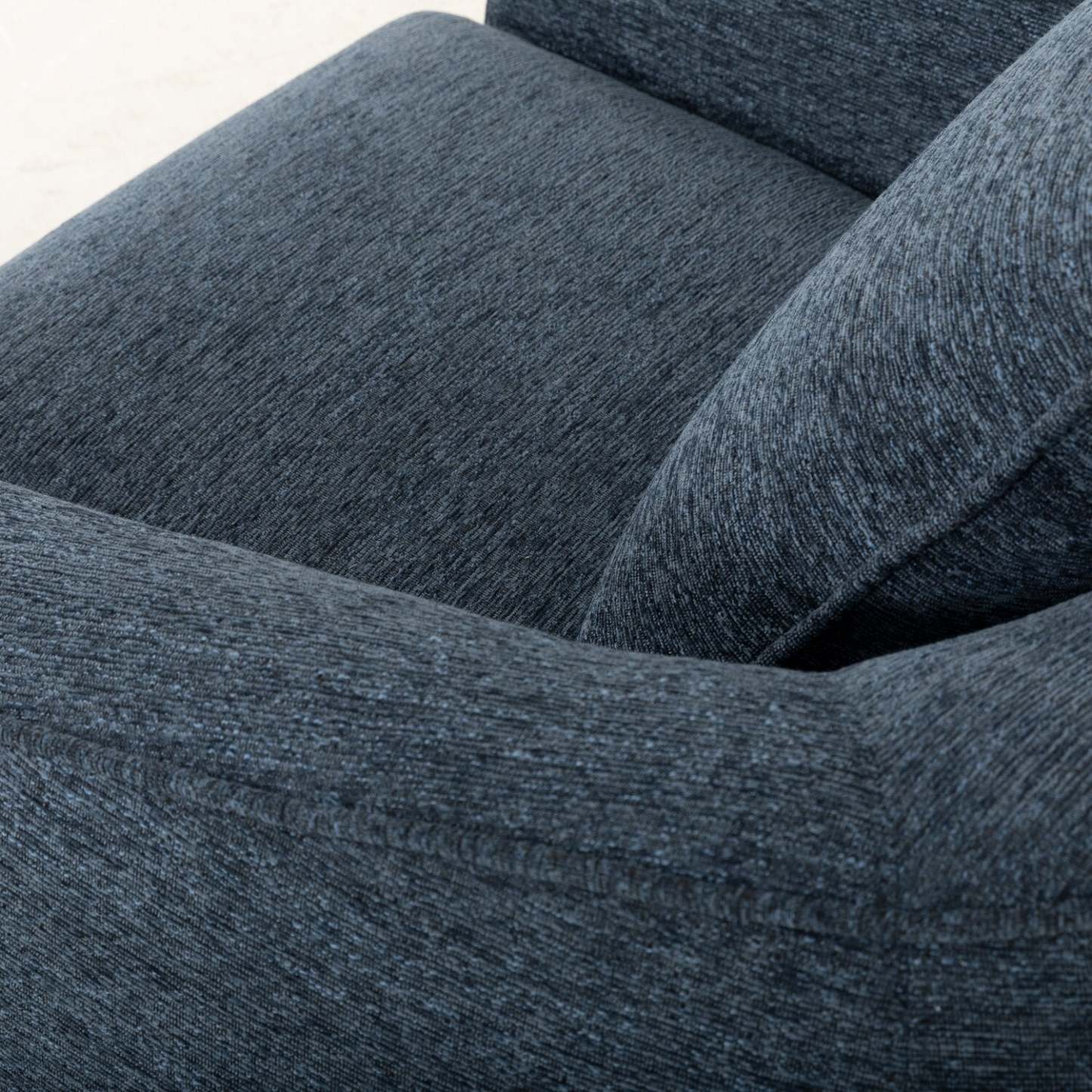 Fauteuil d'appoint pivotant en tissu chenille Rio 34,5 - Bleu | Fauteuil d'appoint pivotant Rio de 34,5 po en tissu chenille - bleu