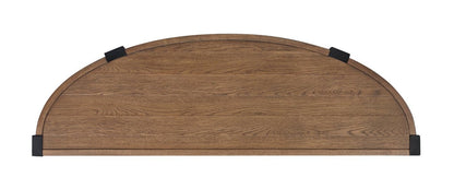 Gordon 56” Round Solid Wood Sofa Table - Brown | Table de salon ronde Gordon de 56 po en bois massif - brune