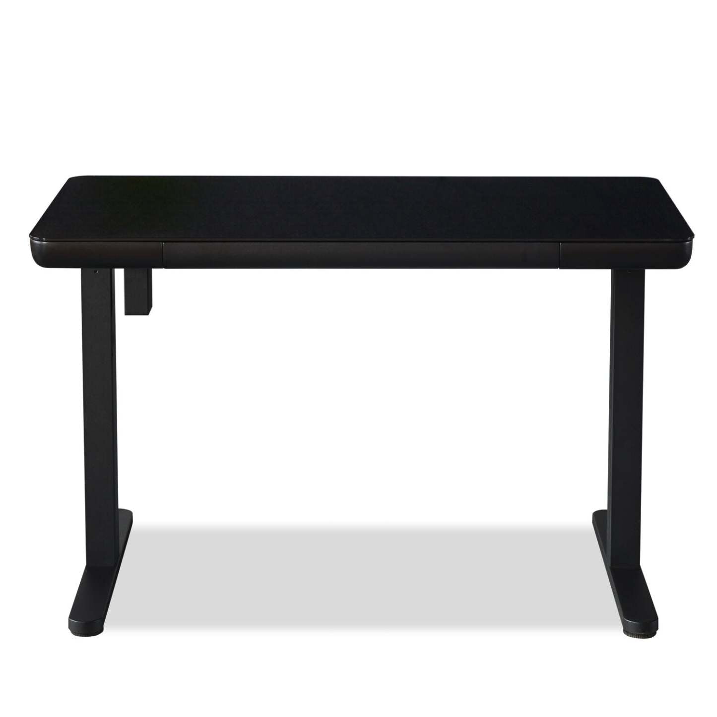 Bureau Metro de 47,24 po à hauteur réglable avec rangement et ports USB - Noir | Bureau Metro de 47,24 po à hauteur réglable avec rangement et ports USB - noir