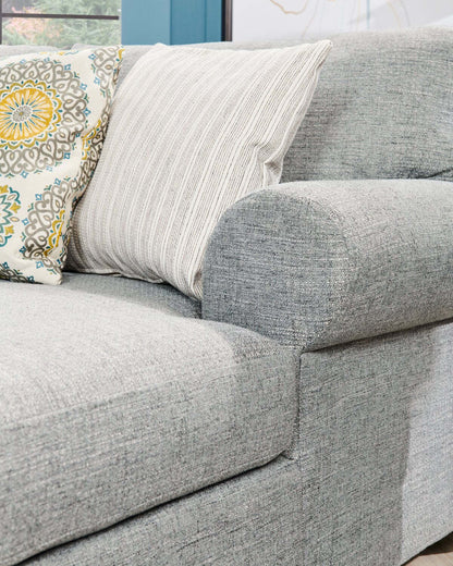 Canapé Lab Roll RAF Cuddler - Luna Pewter | Fauteuil Cuddler de droite Roll de la collection Sofa Lab - Luna Pewter | RO862291