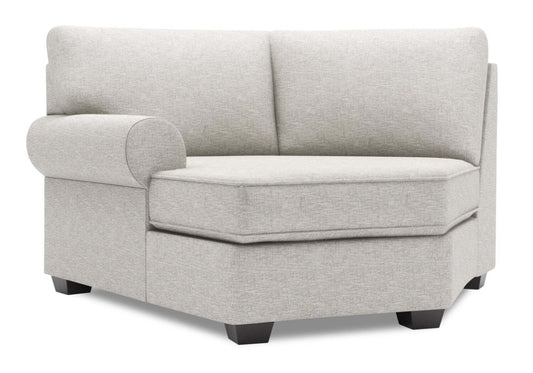 Sofa Lab Roll LAF Cuddler - Luxury Silver | Fauteuil Cuddler de gauche Roll de la collection Sofa Lab - Luxury Silver | RO872793
