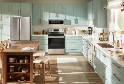 Cuisinière électrique Whirlpool de 5,3 pi³ avec nettoyage automatique - acier inoxydable - YWFES3530RS | Bain à remous 5,3 Cu. Fort. Cuisinière électrique avec autonettoyage - Acier inoxydable - YWFES3530RS