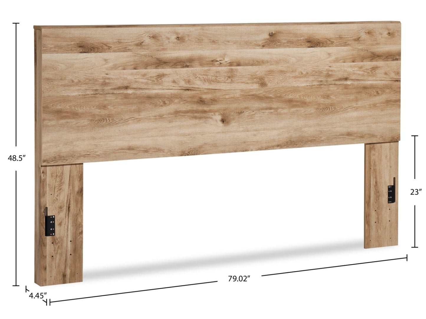 Tête de lit à panneau Derekson, Naturel - Très grand lit | Tête de lit à panneau Derekson, naturelle - format très grand lit