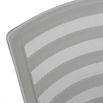 Felton 24 Office Chair - White with Grey Mesh|Chaise de bureau Felton de 24 po - blanche avec mailles grises