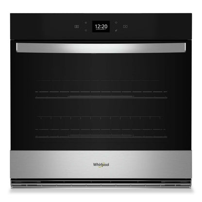 Four mural simple électrique Whirlpool de 30 po et de 5 pi³ avec friture à air - acier inoxydable résistant aux empreintes digitales…
