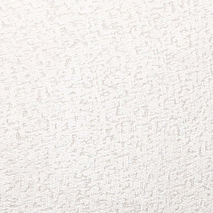 Ottomane cocktail en tissu chenille Rio 36 avec dessus et pieds en bois - Blanc albâtre | Pouf table à café Rio de 36 po en tissu de chenille avec dessus et pattes en bois - blanc albâtre