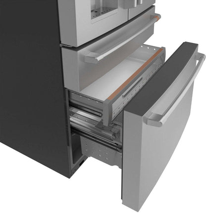 Réfrigérateur Café de 36 22,3 pi³ à 4 portes - acier inoxydable - CXE22DP2PS1 | Cafe 36 22.3 Cu. Ft. Quad Door Refrigerator - Stainless - CXE22DP2PS1