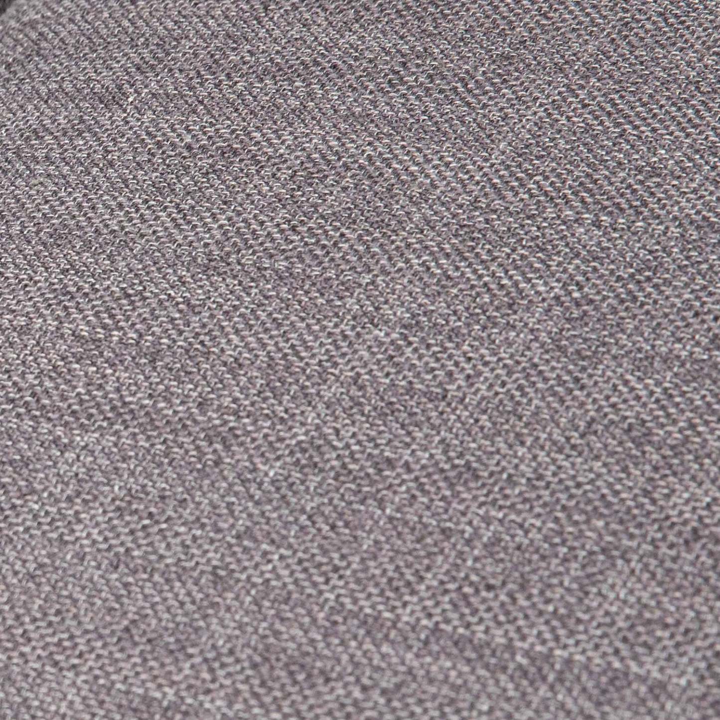 Kort & Co. Freeman 63 tissu d’apparence lin causeuse avec pattes en bois et coussins de dossier capitonnés - gris anthracite