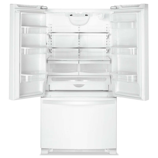 Tourbillon 33 22 Cu. Fort. Réfrigérateur à congélateur inférieur - Blanc - WRFF5333PW | Réfrigérateur Whirlpool de 22 pi³ et de 33 po à congélateur inférieur - blanc - WRFF5333PW
