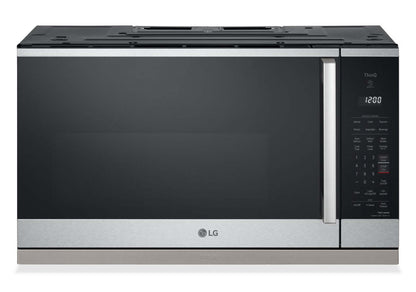 LG 2,1 Cu. Fort. Micro-ondes intelligent à cuisinière avec EasyClean® - MVEL2125X | Quatre à micro-ondes à hotte intégrée intelligente LG de 2,1 pi3 avec EasyCleanMD - MVEL2125X