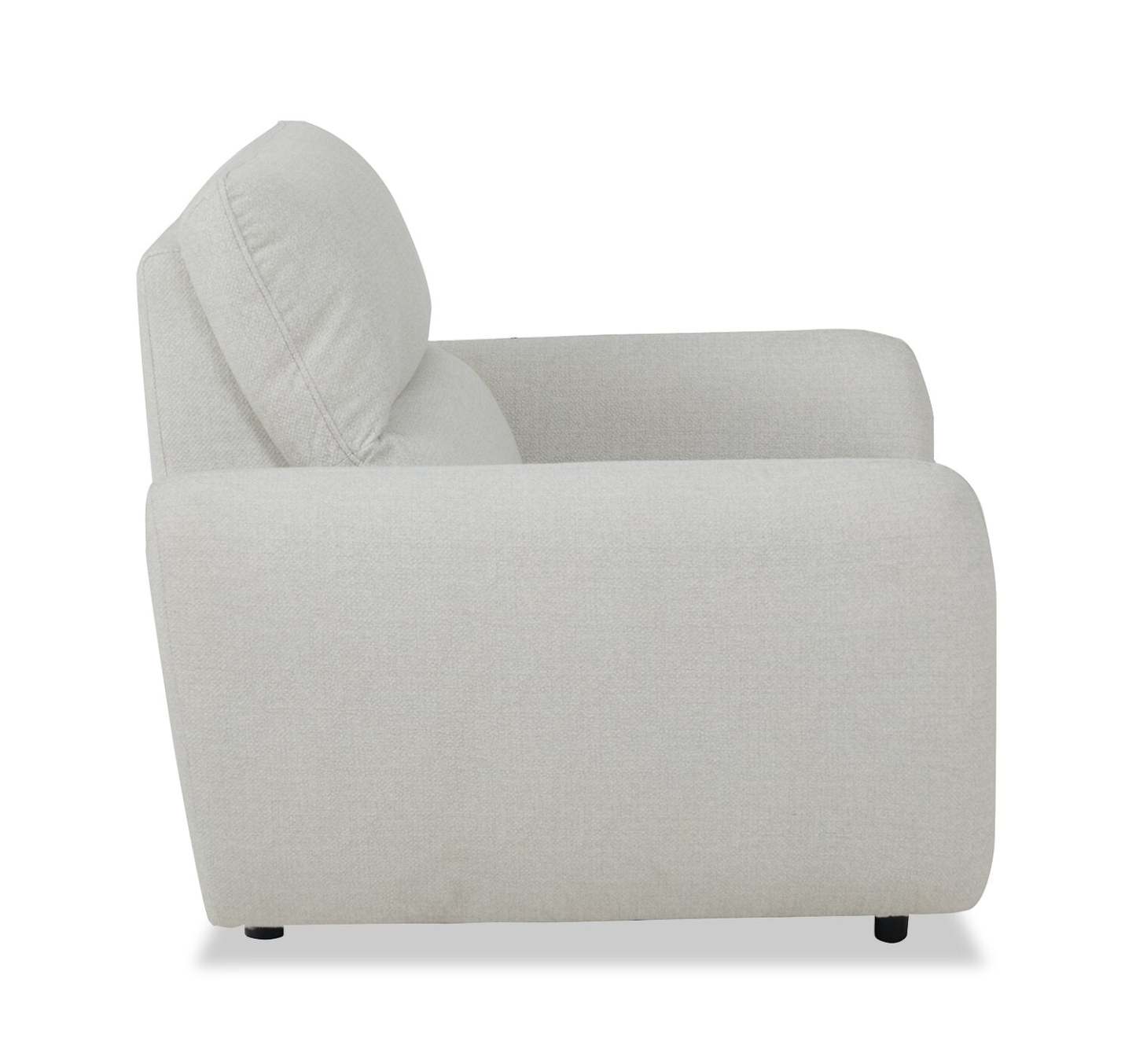 Fauteuil à inclinaison électrique Kailyn de Cindy Crawford Home de 54 po en tissu avec appuie-tête électrique - beige