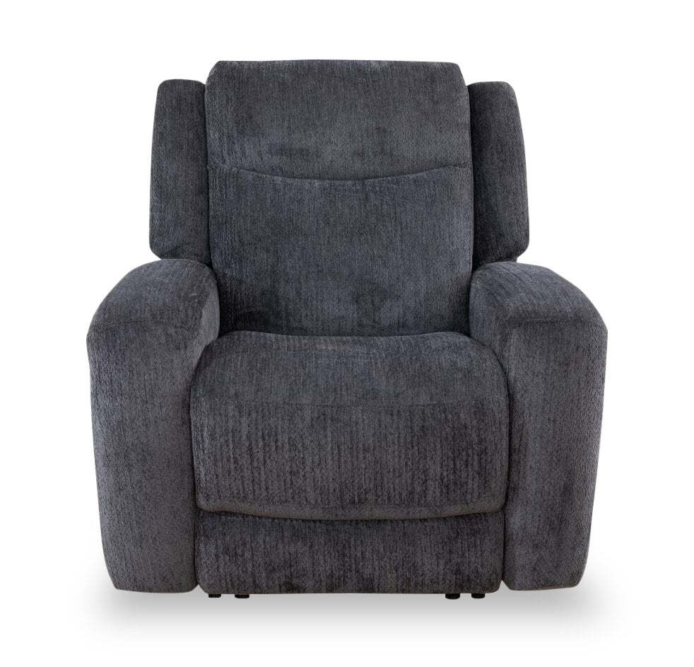Atlantis 38 Fauteuil à inclinaison électrique en tissu avec position zéro gravité - gris foncé