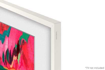 Cadre décoratif personnalisable pour téléviseur The Frame Pro de 65 po de Samsung - blanc moderne