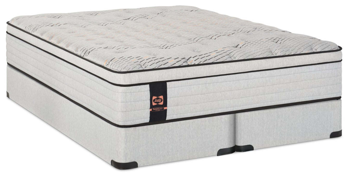Sealy Posturepedic® Plus Alora Eurotop Plush King Mattress Set | Ensemble Matelas moelleux à Euro-plateau Alora PosturepedicMD Plus de Sealy pour très grand lit | ALORAPKP
