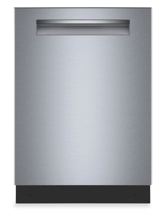 Lave-vaisselle encastré Bosch de série 500 de 24 po de 44 dBA - acier brossé résistant aux traces de doigts - SHP65DM5N