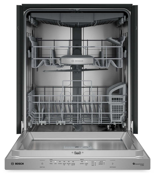 Bosch 800 Series 24'' Smart Dishwasher with Third Rack – Anti-Fingerprint Stainless Steel- SHP78DM5N | Lave-vaisselle intelligent Bosch de série 800 de 24 po avec 3e panier - acier inoxydable résistant aux traces de doigts - SHP78DM5N | SHP78DMN