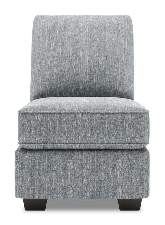 Fauteuil sans accoudoirs Sofa Lab Roll - Luna étain | Fauteuil sans accoudoirs Roll de la collection Sofa Lab - Luna Pewter | RO452291