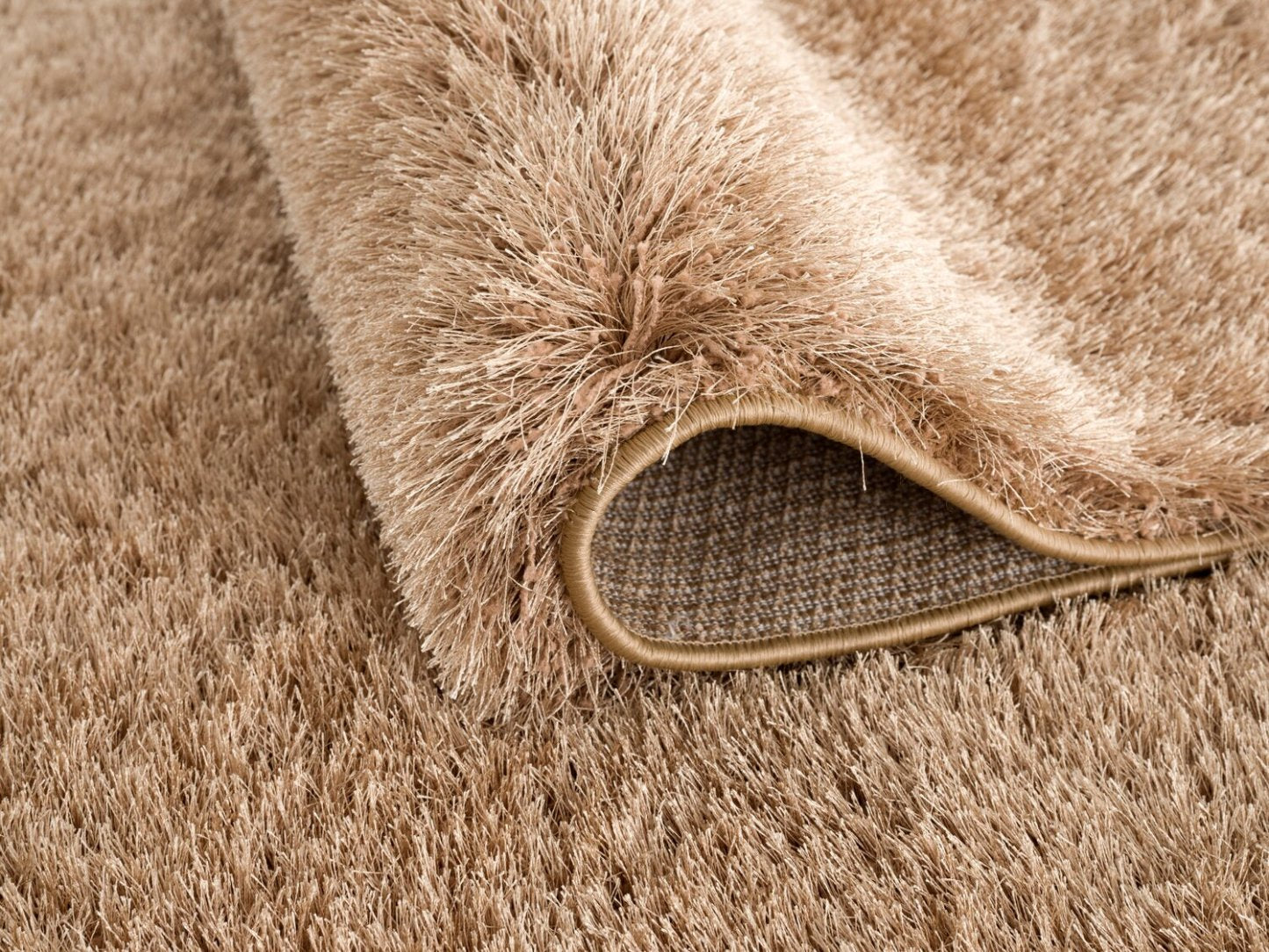 Tapis Harlow doré à poils longs – 7'9 x 9'5 | Tapis à poils longs Harlow dorée - 7 pi 9 po x 9 pi 5 po | HARLGD08