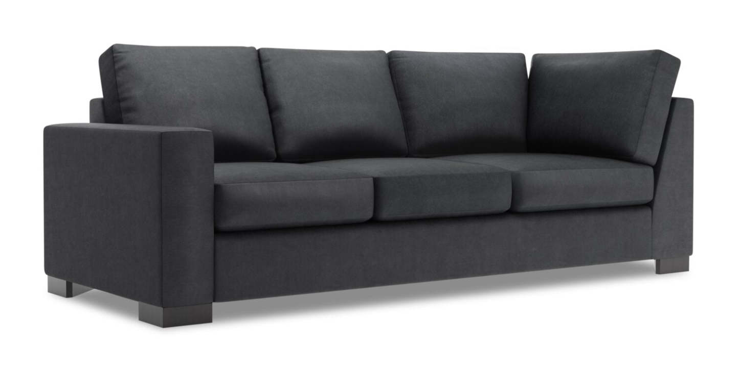 Sofa Lab Track LAF Sofa Return - Pax Pepper | Sofa de gauche pour rallonge Track de la collection Sofa Lab - Pax Pepper | TR152949