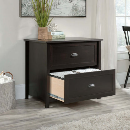 Cayla 33.39 2-Drawer Classing Cabinet - Estate Black|Classeur Cayla de 33,39 po à 2 tiroirs - noir Estate