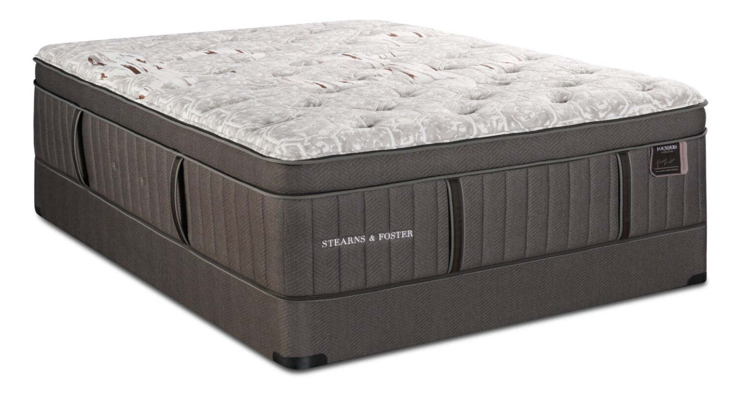 Stearns & Foster Founders Collection Derby County Eurotop Queen Mattress Set | Ensemble Eurotop Derby County de la collection Founders de Stearns & Foster pour lit queen | DERBYCQP