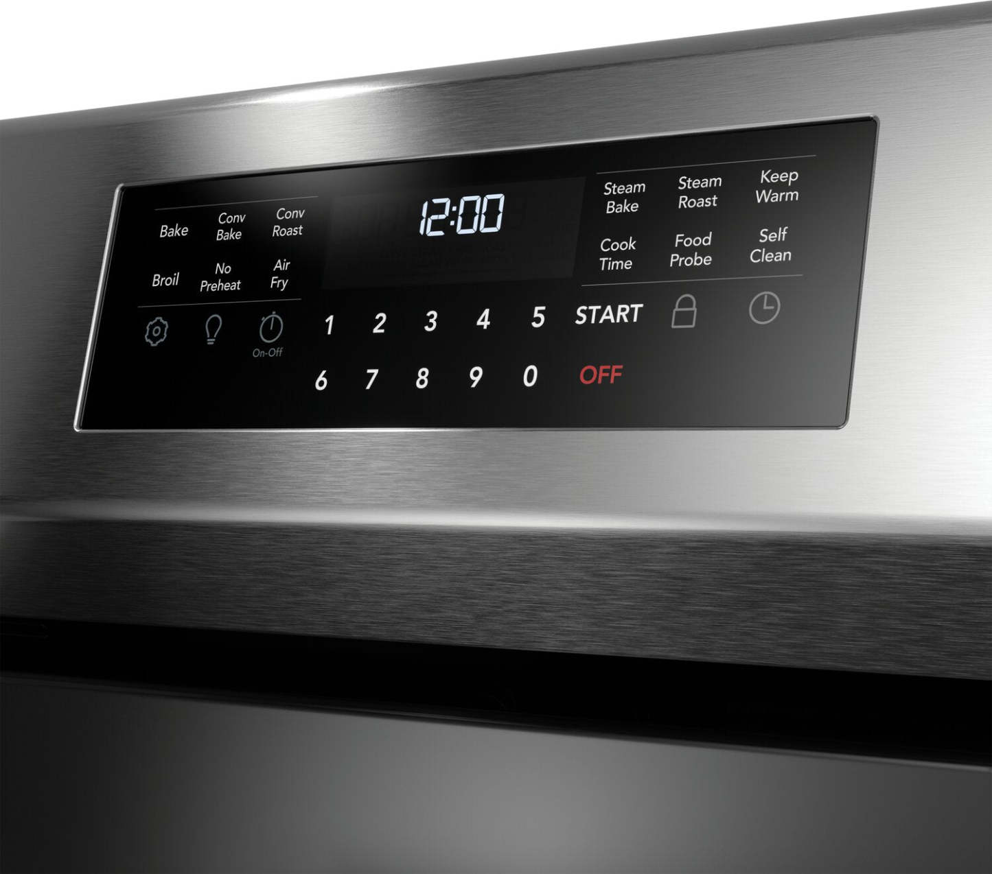 Cuisinière électrique Frigidaire Gallery de 5,3 pi³ avec convection totale et friture à air - acier résistant aux taches …