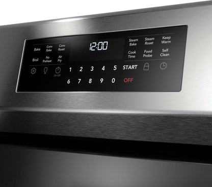 Cuisinière électrique Frigidaire Gallery de 5,3 pi³ avec convection totale et friture à air - acier résistant aux taches …