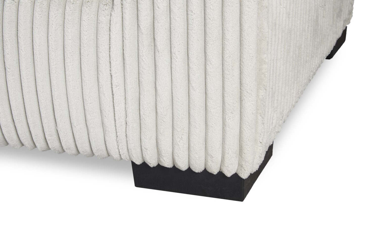 Fauteuil Willow de 40 po en tissu gris clair avec accoudoirs rectilignes et coussins de siège et de dossier réversibles | WIL2GYCH