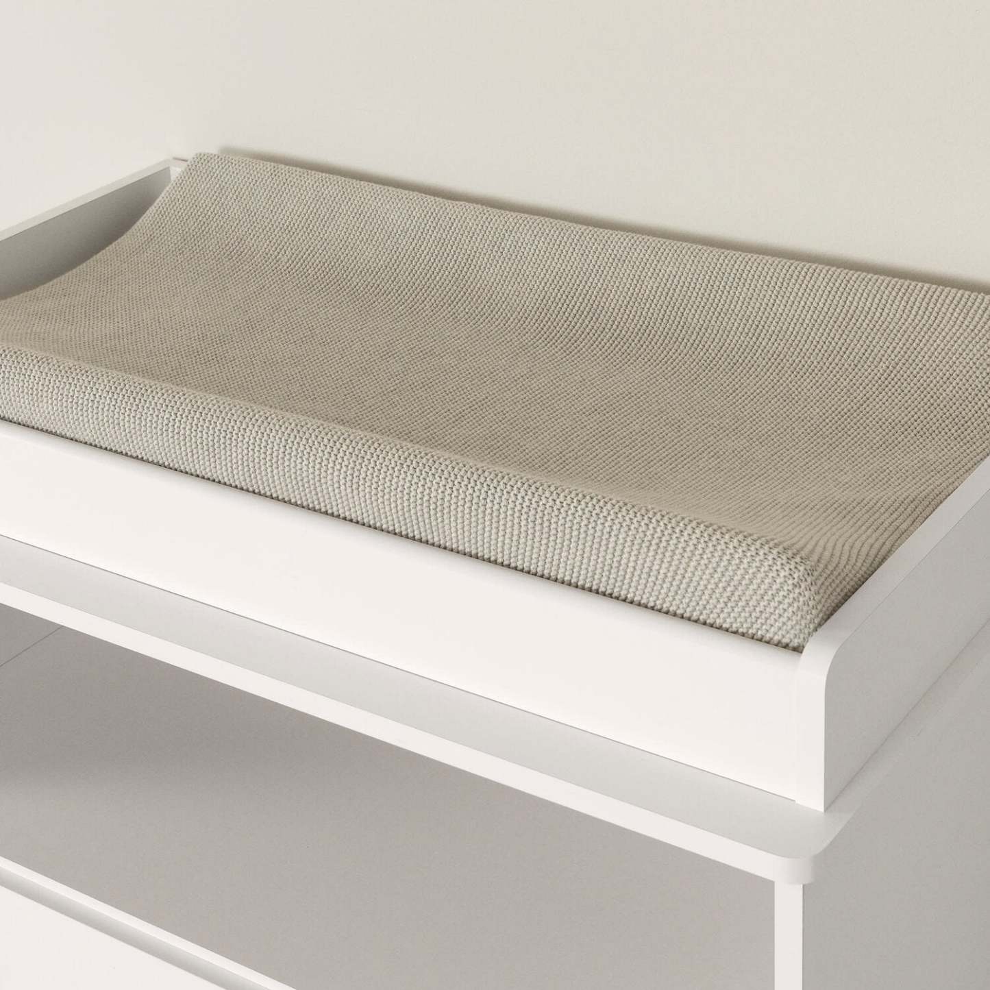 Table à langer Ivy avec tiroirs de rangement - Blanc | Table à langer Ivy pour bébé avec tiroirs de rangement - blanche