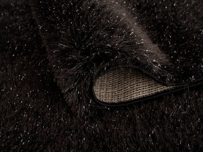 Tapis Glam Black - 2,36 m x 2,87 m | Carpette Glam noire - 2,36 m x 2,87 m | GLAMBK08