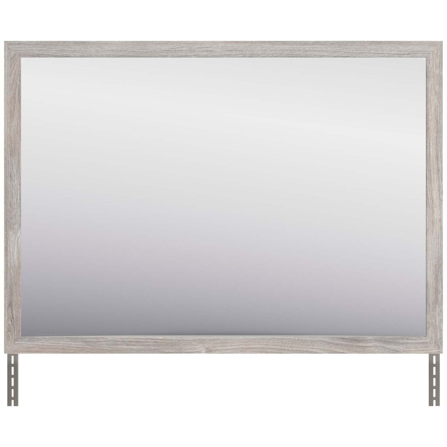 Miroir de commode de chambre Zen, amovible, à suspendre au mur - Gris | Miroir de commode de chambre à coucher Zen, à fixer au meuble ou à suspendre au mur - gris