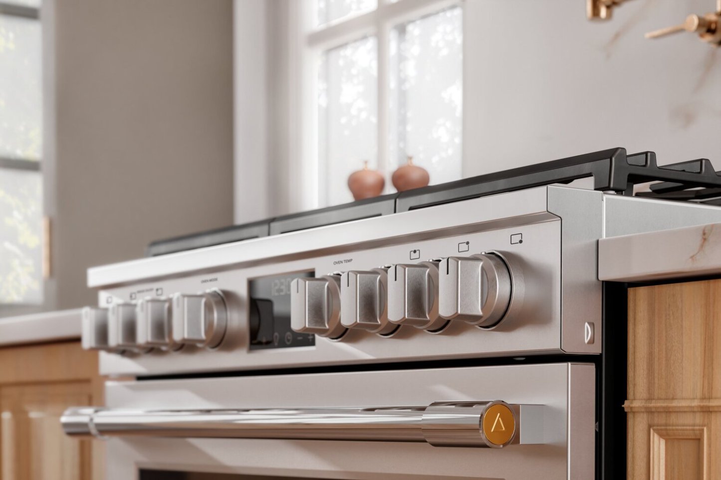 Cuisinière à gaz Frigidaire Professionnel de 6 pi³ avec convection totale et friture à air - acier en…