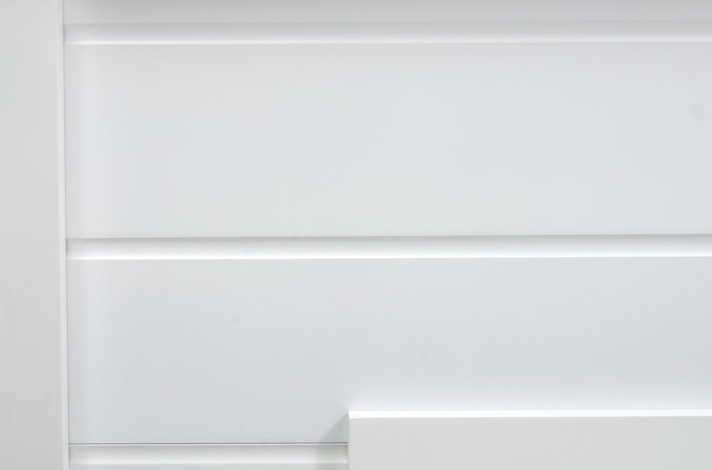 Foyer électrique moderne Mehgan 43.8 - Blanc et marron bicolore | Foyer électrique moderne Mehgan de 43,8 po - deux teintes, blanc et brun