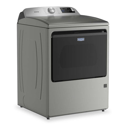 Sécheuse à gaz Maytag à chargement par le haut de 7,4 pi3 avec détection d'humidité - avancée grise - MGD6205RR