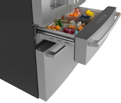 Réfrigérateur Café de 36 22,3 pi³ à 4 portes - acier inoxydable - CXE22DP2PS1 | Cafe 36 22.3 Cu. Ft. Quad Door Refrigerator - Stainless - CXE22DP2PS1