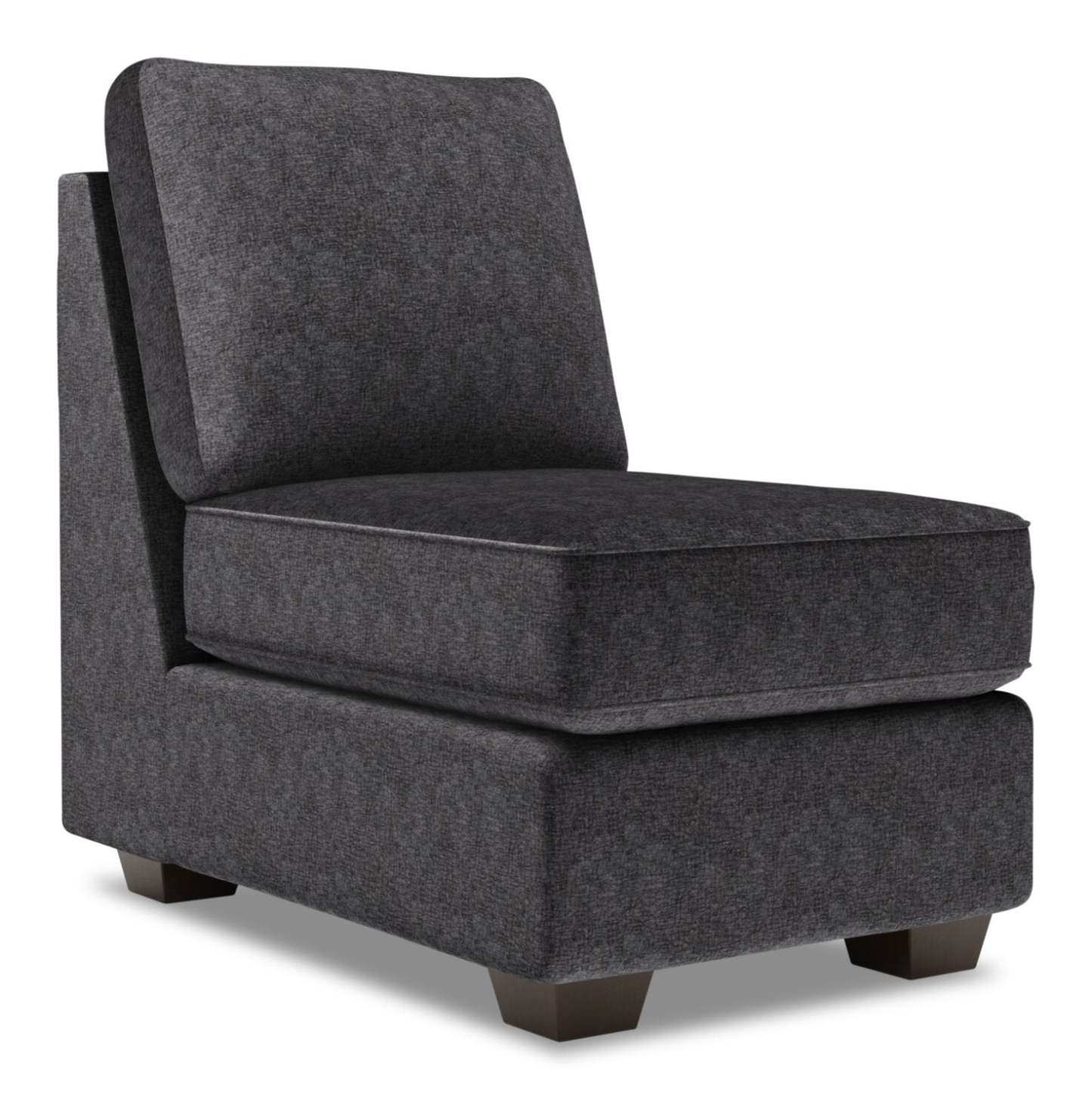 Fauteuil sans accoudoirs Roll de la collection Sofa Lab - Luxury Charcoal | RO452993